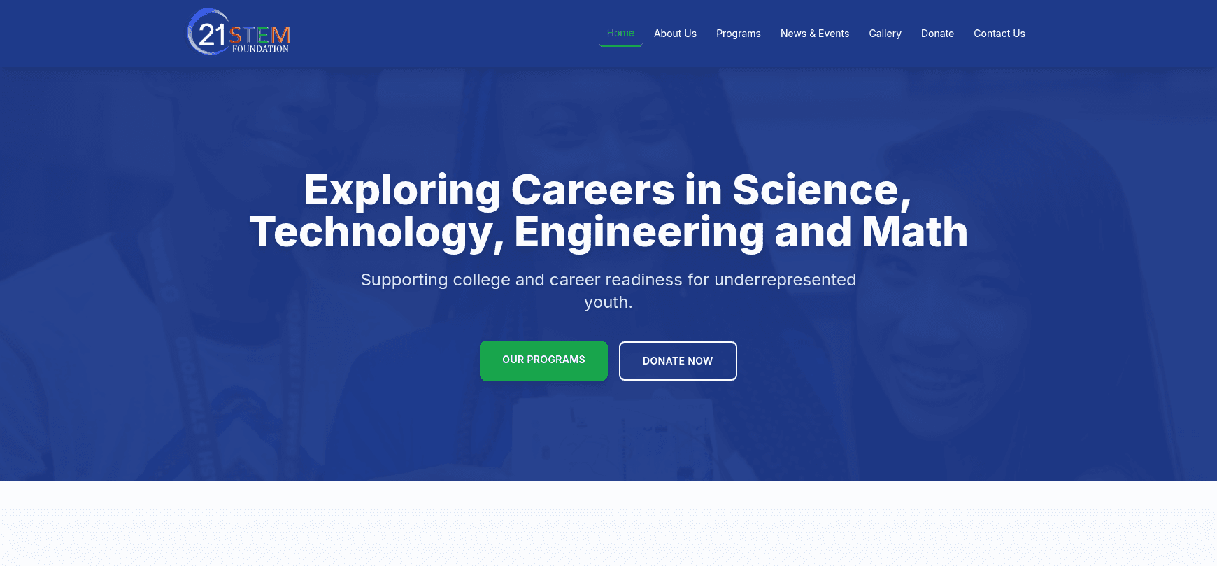 21st Century STEM Foundation screenshot