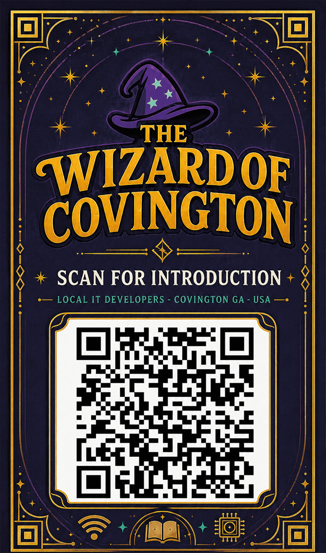 Wizard of Covington — scan for introduction